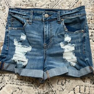 Aero high rise midi shorts